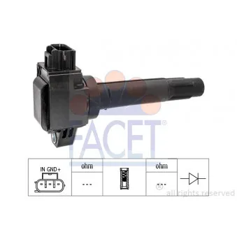 Bobine d'allumage FACET 9.6521
