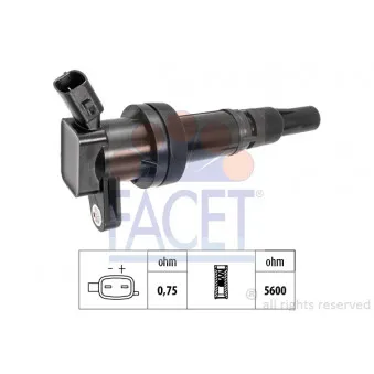 Bobine d'allumage FACET 9.6522