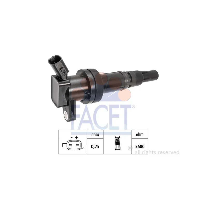 Bobine d'allumage FACET 9.6522