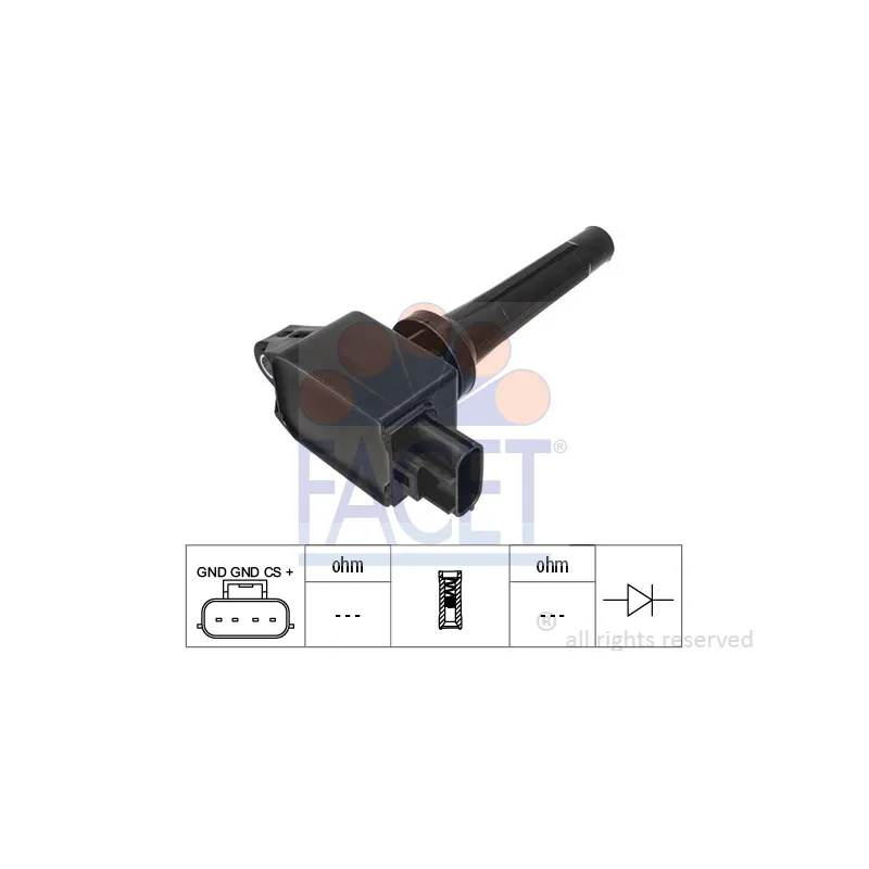 Bobine d'allumage FACET 9.6527