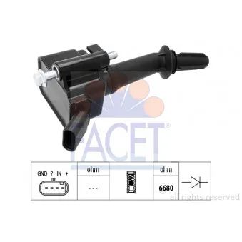 Bobine d'allumage FACET 9.6531
