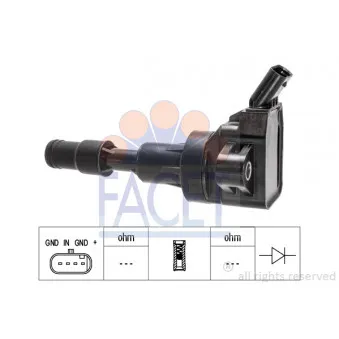 Bobine d'allumage FACET 9.6538