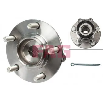 Roulement de roue arrière FAG 713 6199 50