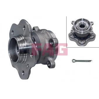 Roulement de roue arrière FAG 713 6331 70