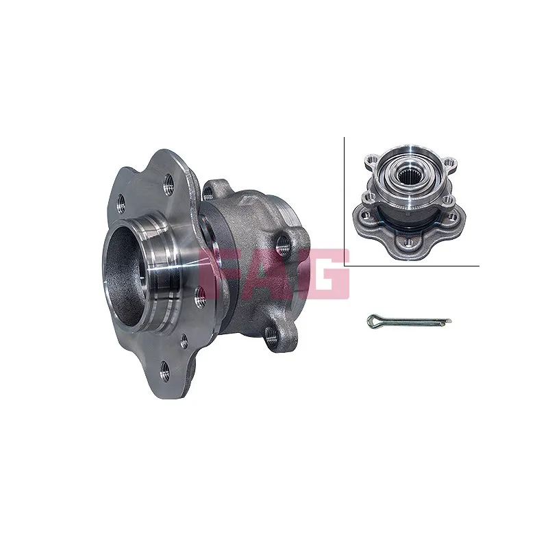 Roulement de roue arrière FAG 713 6331 70