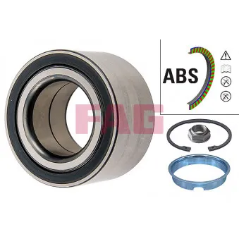 Roulement de roue arrière FAG 713 6682 20