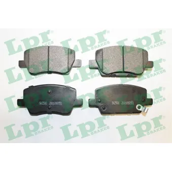 Jeu de 4 plaquettes de frein avant LPR 05P2051