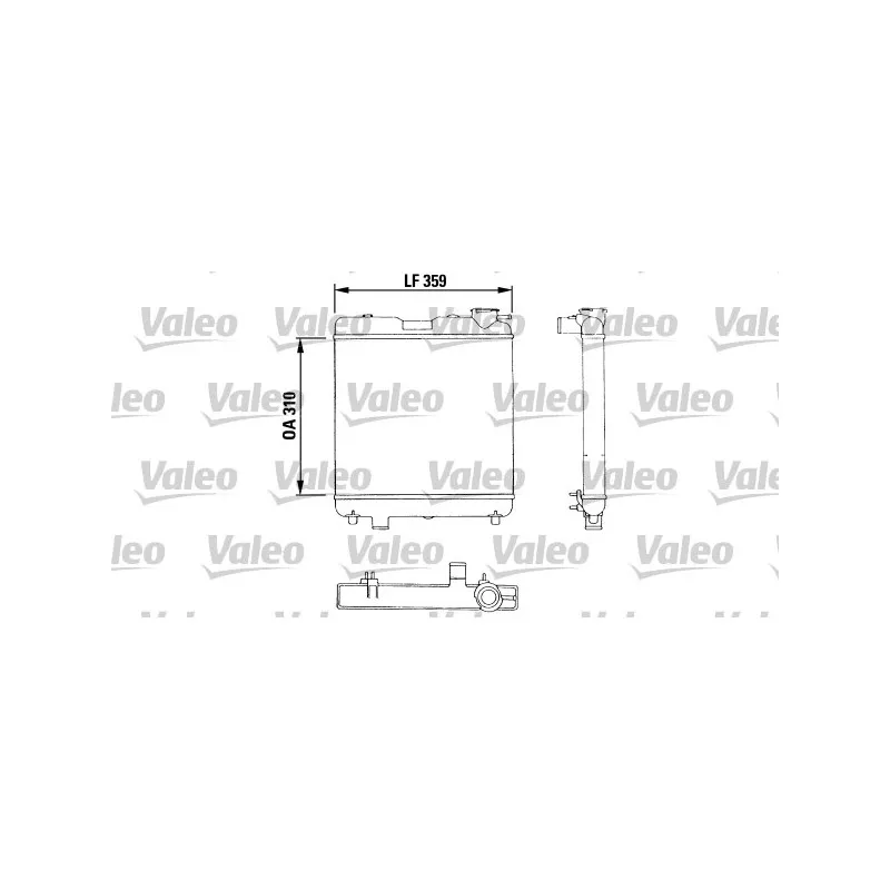 Radiateur, refroidissement du moteur VALEO 883053