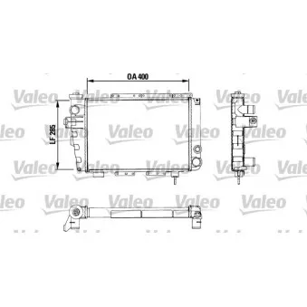 Radiateur, refroidissement du moteur VALEO 883282