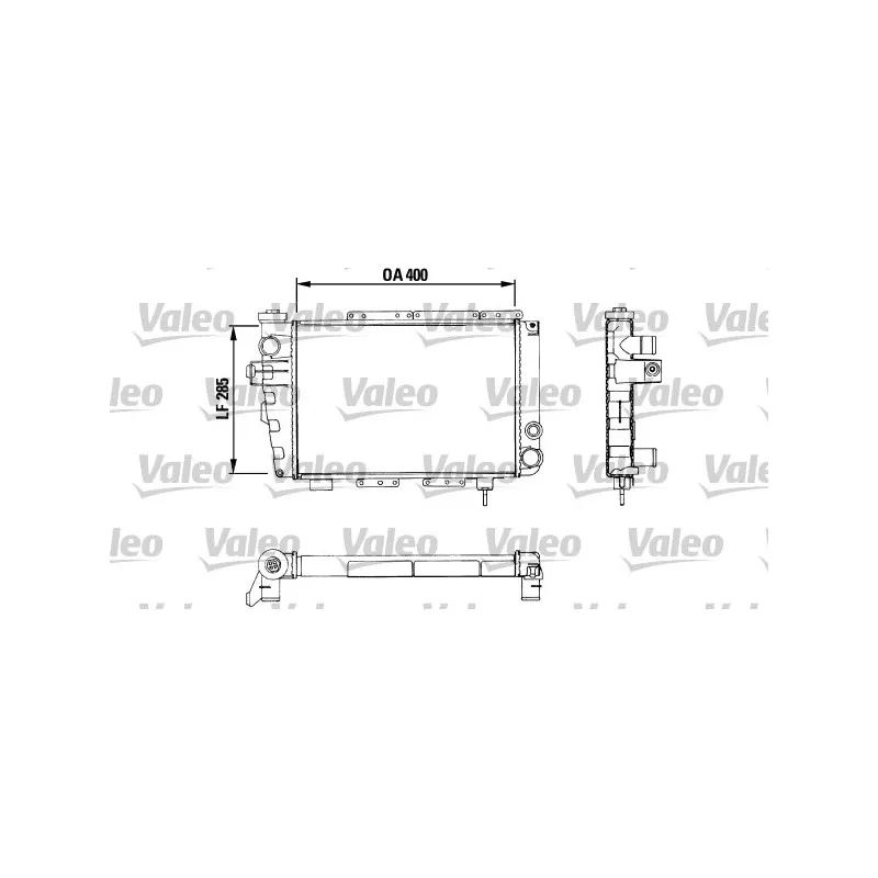 Radiateur, refroidissement du moteur VALEO 883282
