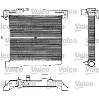Radiateur, refroidissement du moteur VALEO 883428