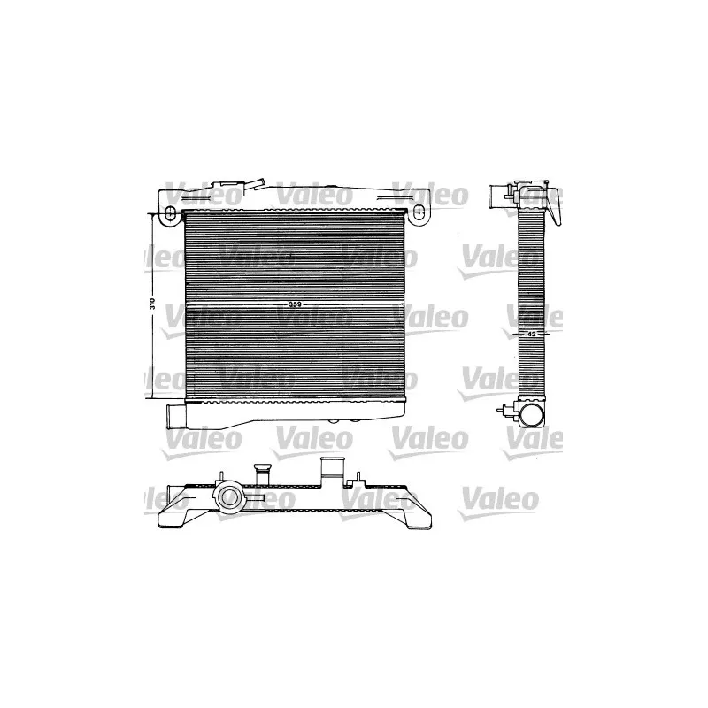 Radiateur, refroidissement du moteur VALEO 883428