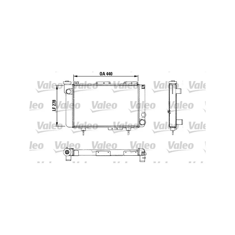 Radiateur, refroidissement du moteur VALEO 883463