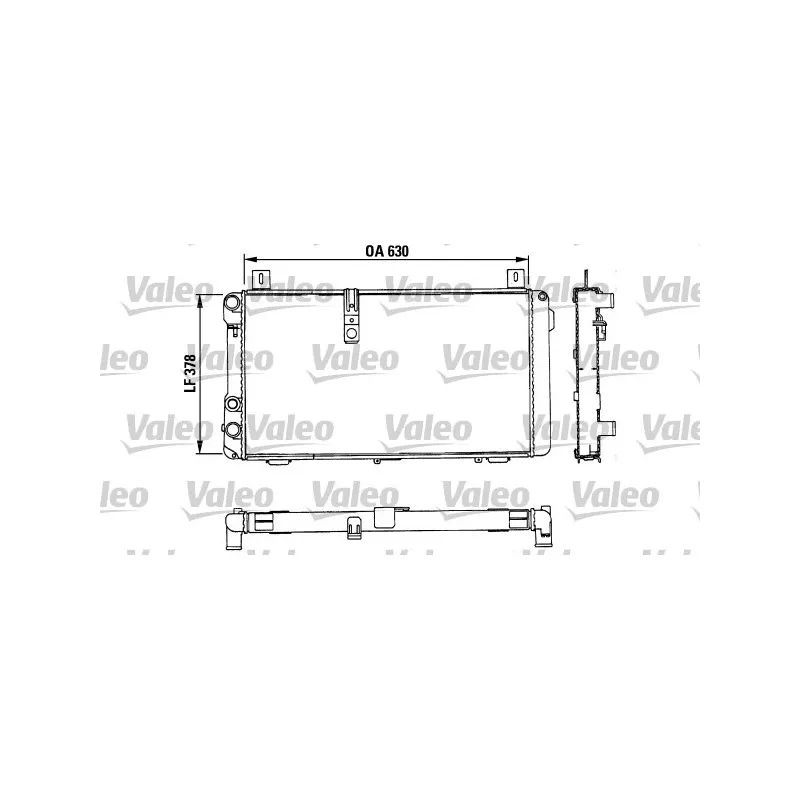 Radiateur, refroidissement du moteur VALEO 883686