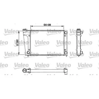 Radiateur, refroidissement du moteur VALEO 883717