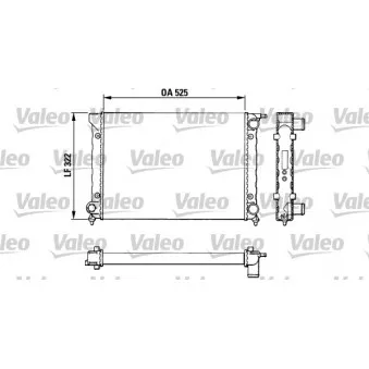 Radiateur, refroidissement du moteur VALEO 883727