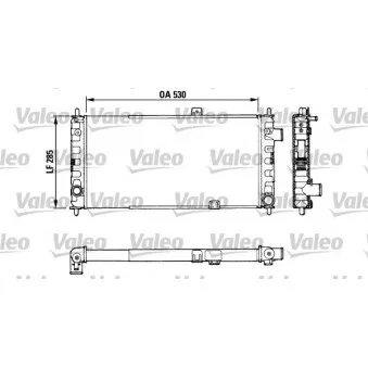 Radiateur, refroidissement du moteur VALEO 883751