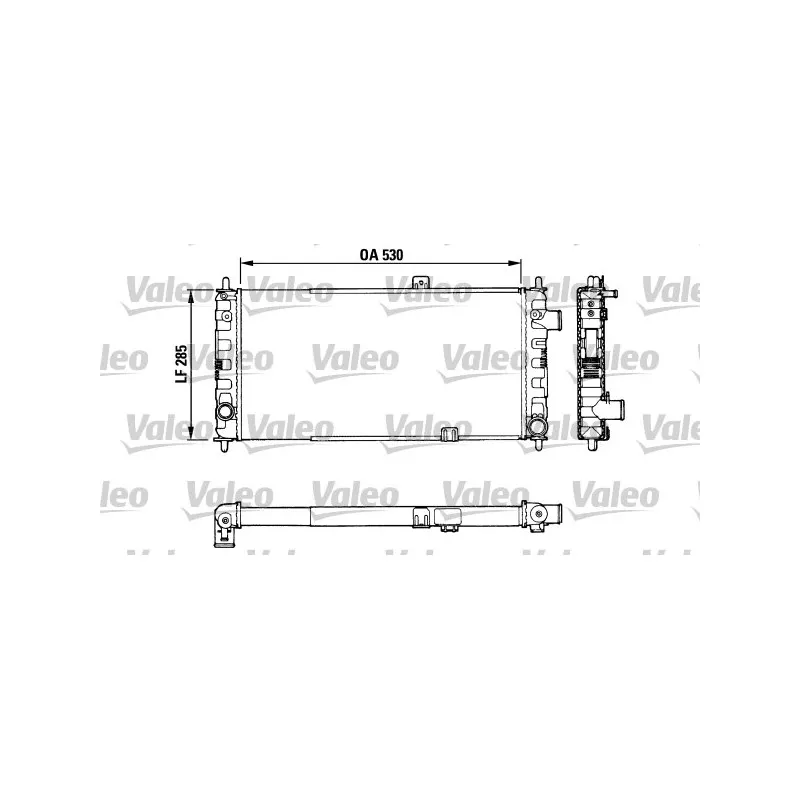 Radiateur, refroidissement du moteur VALEO 883751