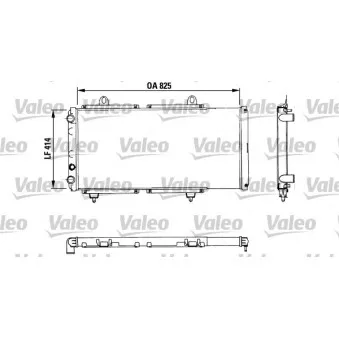 Radiateur, refroidissement du moteur VALEO 883765