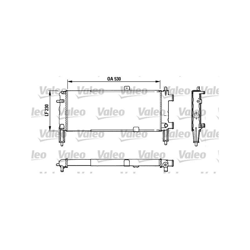 Radiateur, refroidissement du moteur VALEO 883767