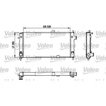 Radiateur, refroidissement du moteur VALEO 883771