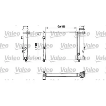 Radiateur, refroidissement du moteur VALEO 883774