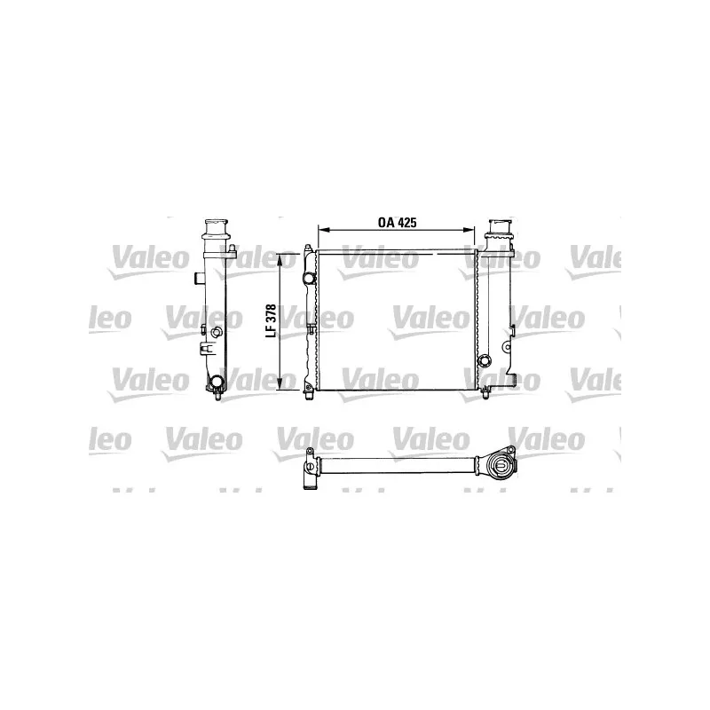 Radiateur, refroidissement du moteur VALEO 883774