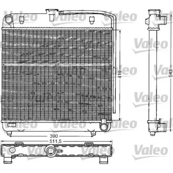 Radiateur, refroidissement du moteur VALEO