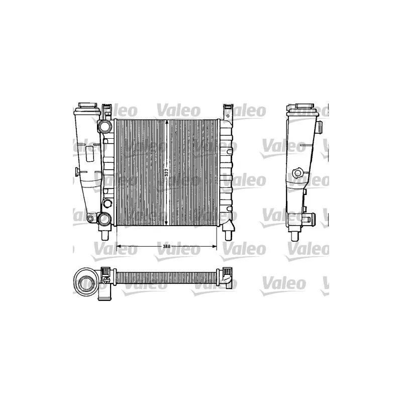 Radiateur, refroidissement du moteur VALEO 883812