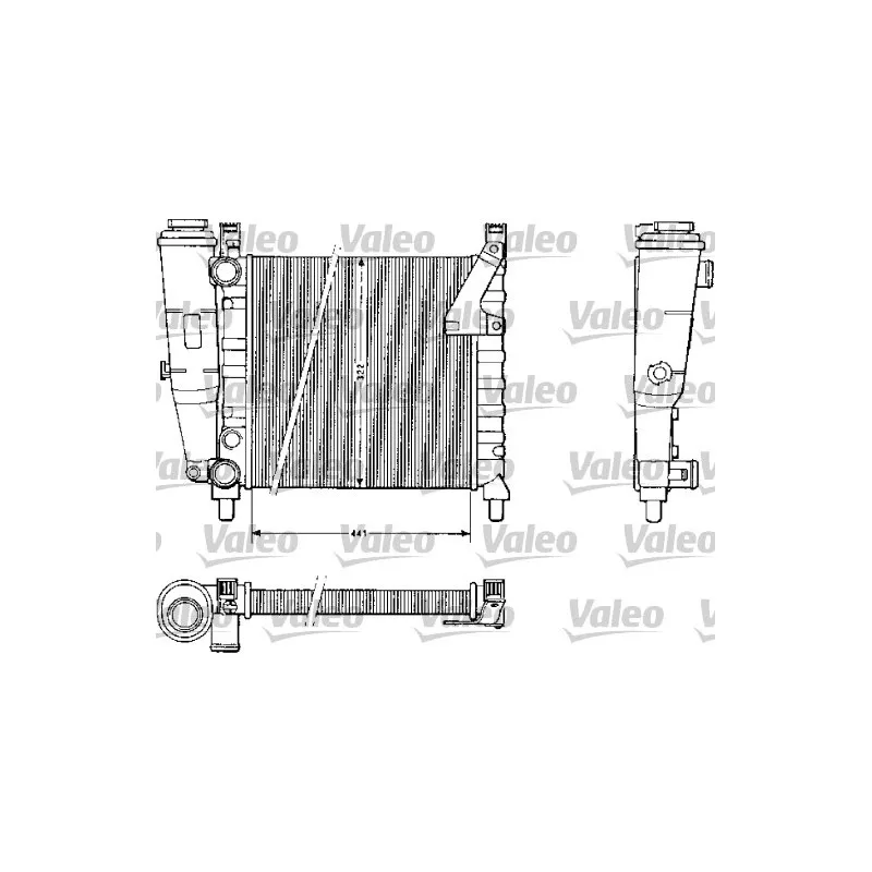 Radiateur, refroidissement du moteur VALEO 883813
