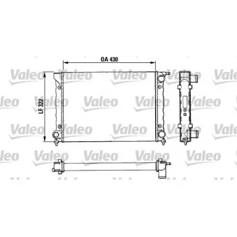 Radiateur, refroidissement du moteur VALEO 883820