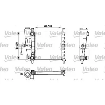 Radiateur, refroidissement du moteur VALEO 883827
