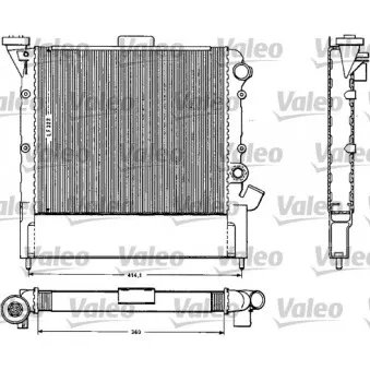Radiateur, refroidissement du moteur VALEO 883852
