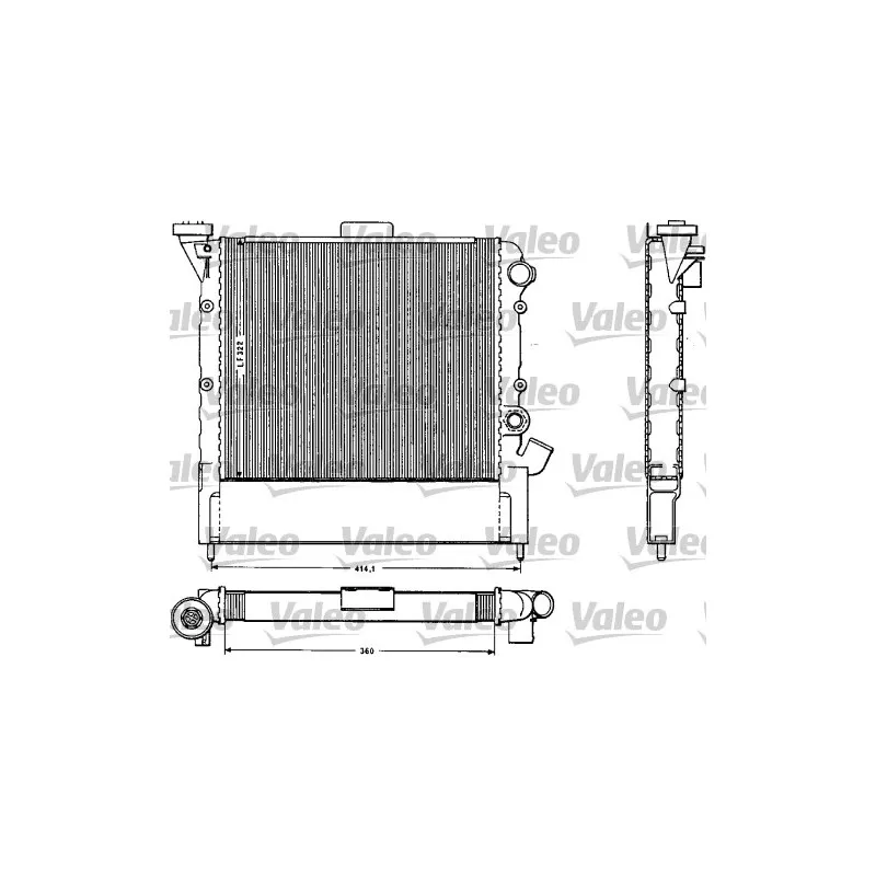 Radiateur, refroidissement du moteur VALEO 883852