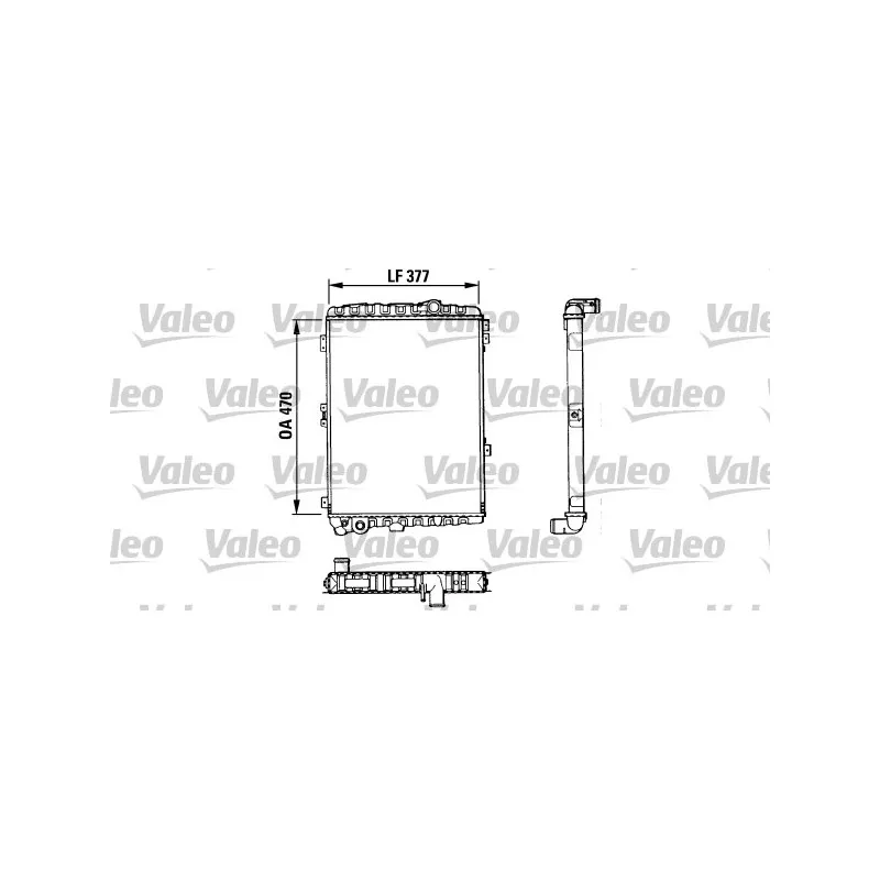 Radiateur, refroidissement du moteur VALEO 883864