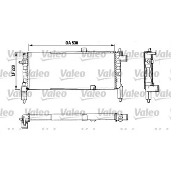 Radiateur, refroidissement du moteur VALEO 883920