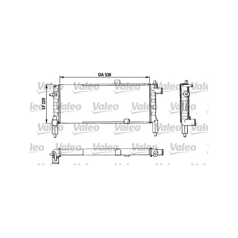Radiateur, refroidissement du moteur VALEO 883920