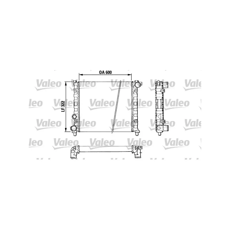 Radiateur, refroidissement du moteur VALEO 883958