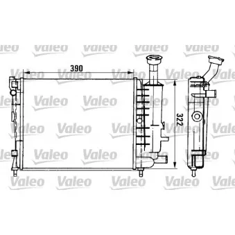 Radiateur, refroidissement du moteur VALEO 961149