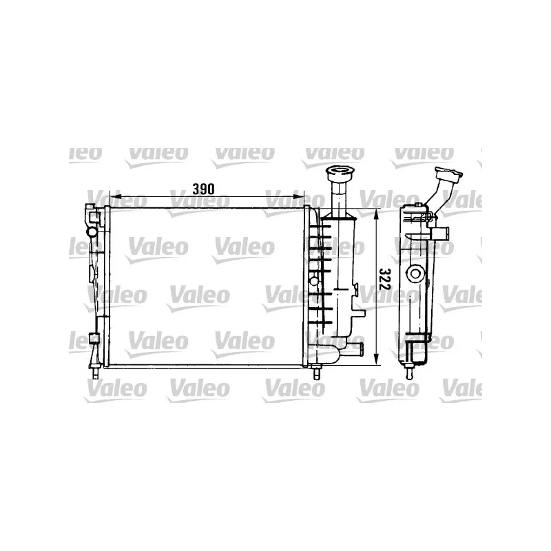 Radiateur, refroidissement du moteur VALEO 961149