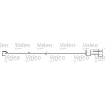 Indicateur d'usure,plaquette de freins VALEO 972003