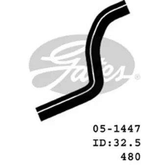 Durite de radiateur GATES 05-1447