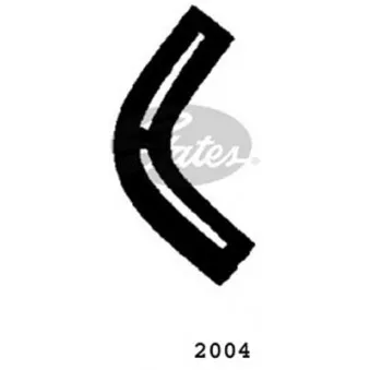 Durite de radiateur GATES 2004