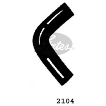 Durite de radiateur GATES 2104