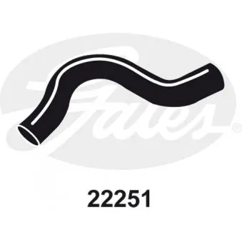Durite de radiateur GATES 22251