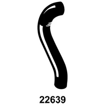 Durite de radiateur GATES 22639