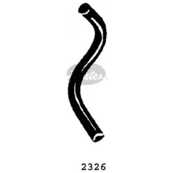 Durite de radiateur GATES 2326