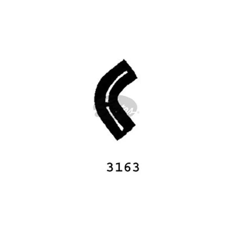 Durite de radiateur GATES 3163