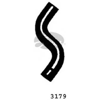 Durite de radiateur GATES 3179