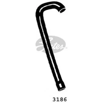 Durite de radiateur GATES 3186